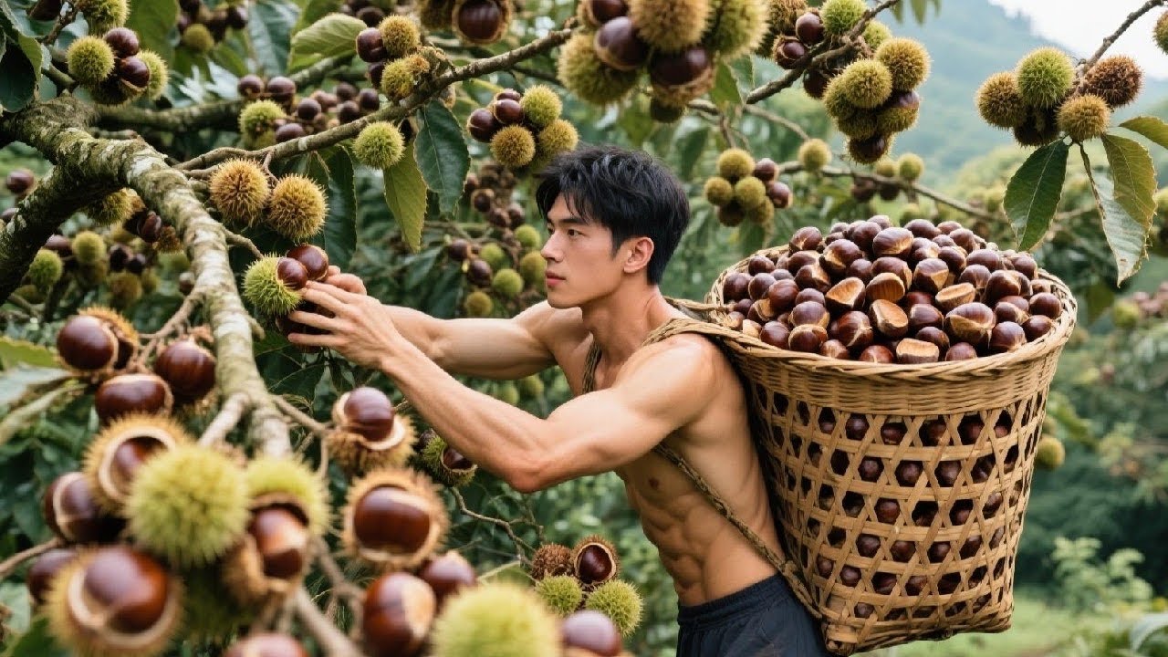 Help harvests mountain vegetables,cooks traditional Yunnan fish cakes |LIZIQI Channel