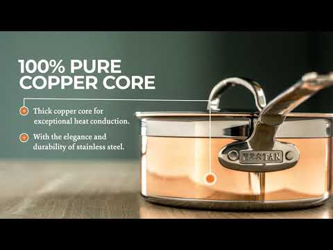 Hestan CopperBond 3-Quart Induction Copper Soup Pot