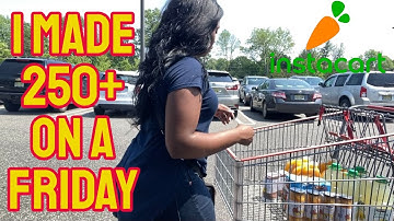I MADE 250 PLUS ON A FRIDAY | MULTI APPING | INSTACART 2022