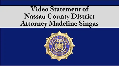 Nassau County District Attorney Madeline Singas Valley Stream Remarks 8.17.20