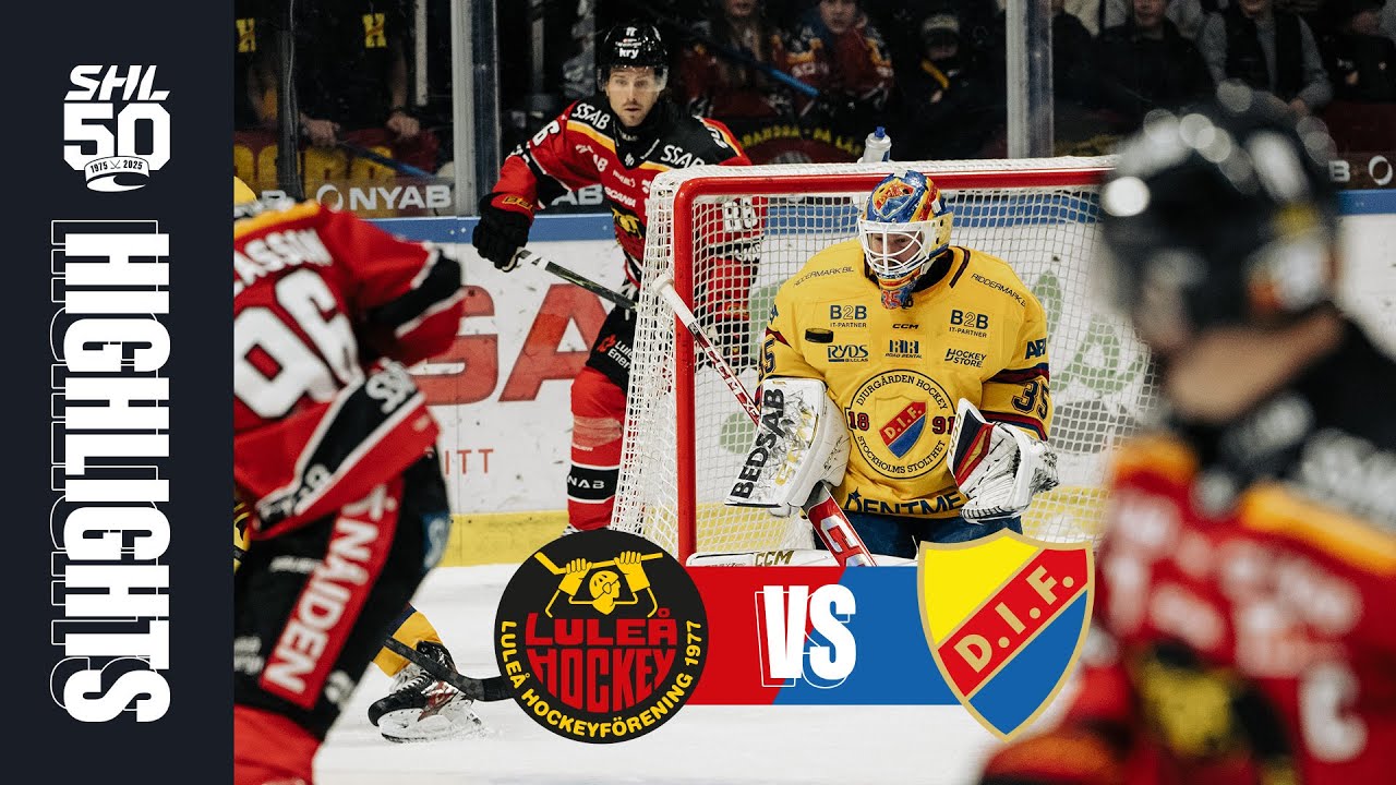 Luleå vs Djurgården | 13 nov 2025 | Highlights