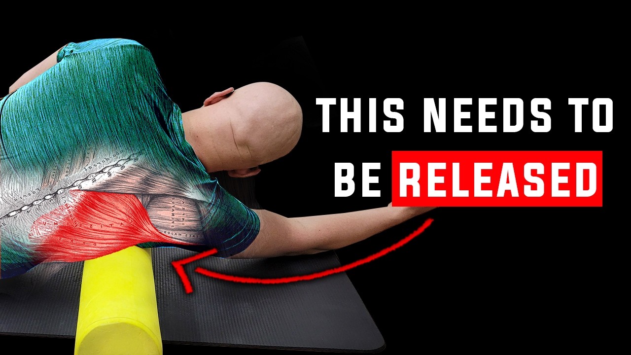 Устраните напряжение в пояснице и плечах — освободите точки напряжения в широчайших мышцах спины!