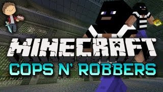Minecraft: FUNNY COPS AND ROBBERS! Mini-Game w/Mitch & Friends!