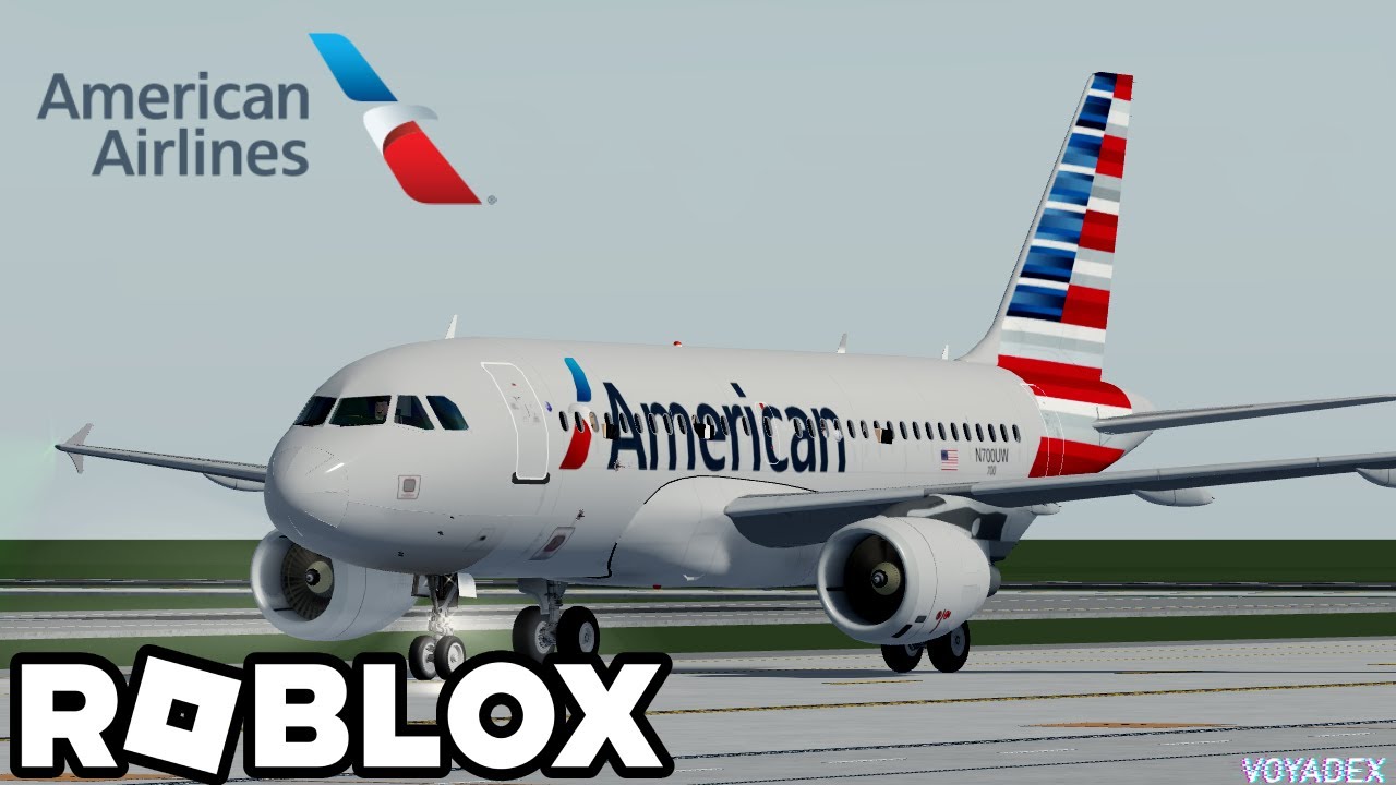 Roblox American Airlines Flight Airbus A319 FIRST CLASS YouTube 