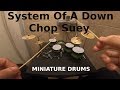 System Of A Down - Chop Suey🥁MINIATURE DRUMS Cover in Shower Cubicle🥁