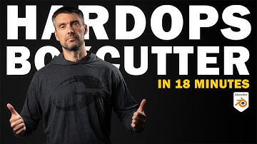 Blender Hard Ops & Boxcutter for Beginners – Start Here!