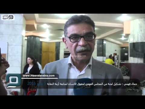 مصر العربية جمال فهمي تشكيل لجنة من المجلس القومي لحقوق الانسان لمتابعة أزمة النقابة