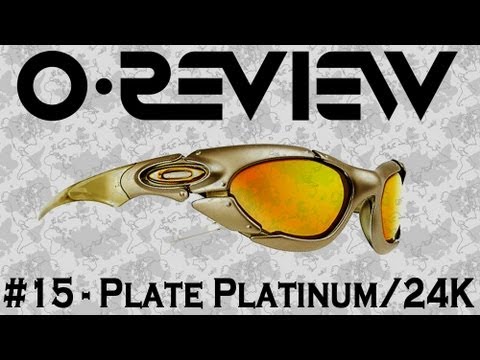 Oakley Reviews Episode 15: Plate Platinum / 24K Gold Iridium - YouTube