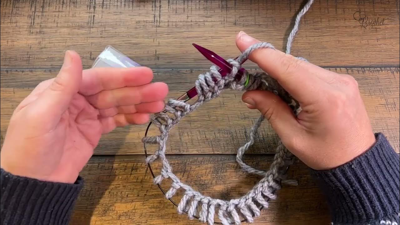 how-to-knit-in-the-round-for-beginners-with-circular-needles-youtube
