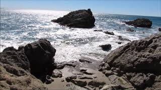Leo Carrillo Beach ! I Broke Two Toes!! Low tide Pics and Video!