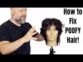 How to Fix POOFY Hair - TheSalonGuy