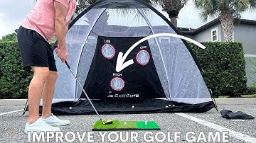 GolfGuru Golf Chipping Practice Net and Target Review - How to Dramatically Improve Your Golf Game