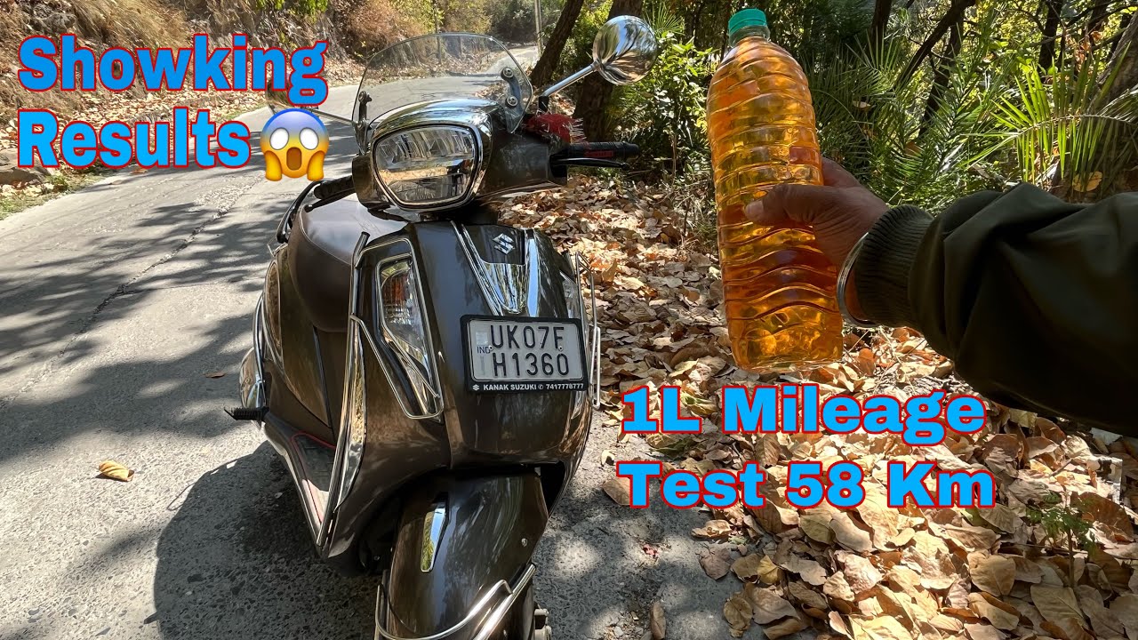 Access 125 Genuine Mileage Test Showking Results 😱 1L Fuel YouTube