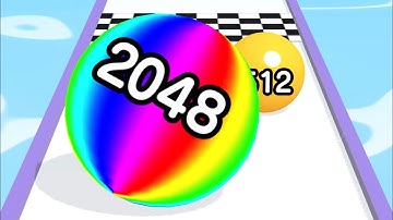 BALL RUN 2048 GAME ⚽️✨- All Levels Gameplay Walkthrough Android, iOS v.32