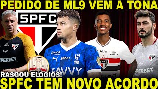 São Paulo E Flamengo Batem O Martelo Acordo Por Marcos Antônio Ml9 Faz Pedido Crespo Elogia E