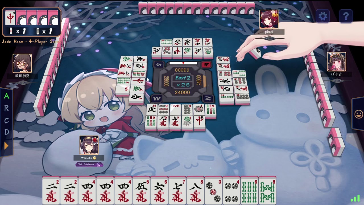 Mahjong soul jade room with commentary (82)
