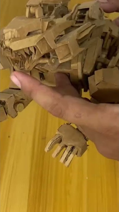 Zoids made from cardboard #youtubeshorts #youtube #diy