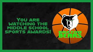 BEC Middle School Athletic Awards 2020-21