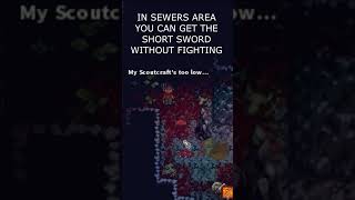 In the Tutorial Area (Sewers) you can get the a short sword without fighting the goblins #lonarpg
