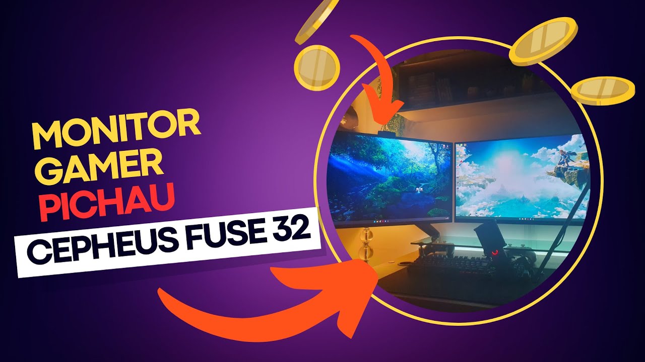 Monitor Pichau 32 Polegadas MONITOR GAMER PICHAU CEPHEUS FUSE 32, 32 POL, IPS, 4K, 1MS, 144HZ ...