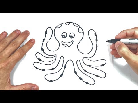Video: Cómo Dibujar Un Pulpo