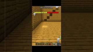 Minecraft secret stair mechanism! #minecraft #mcpe #shorts