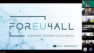 FOREU4ALL Policy Learning Lab | Securing the Future: Strategic Dialogue on Sustainable Funding EUAs