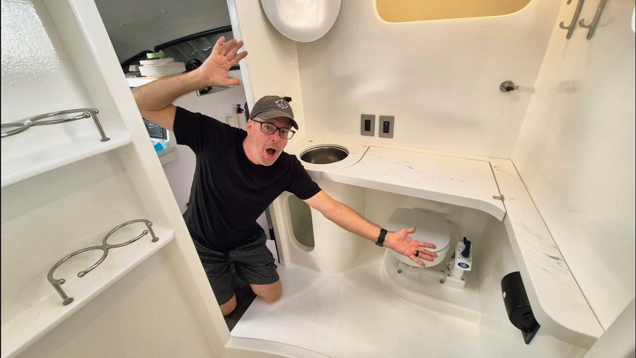 ⁣Epoxy Countertops Installed! - Onboard Lifestyle ep.383