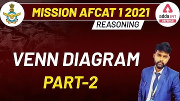 MISSION AFCAT 1 2021 | Reasoning | Venn Diagram (Part -2)