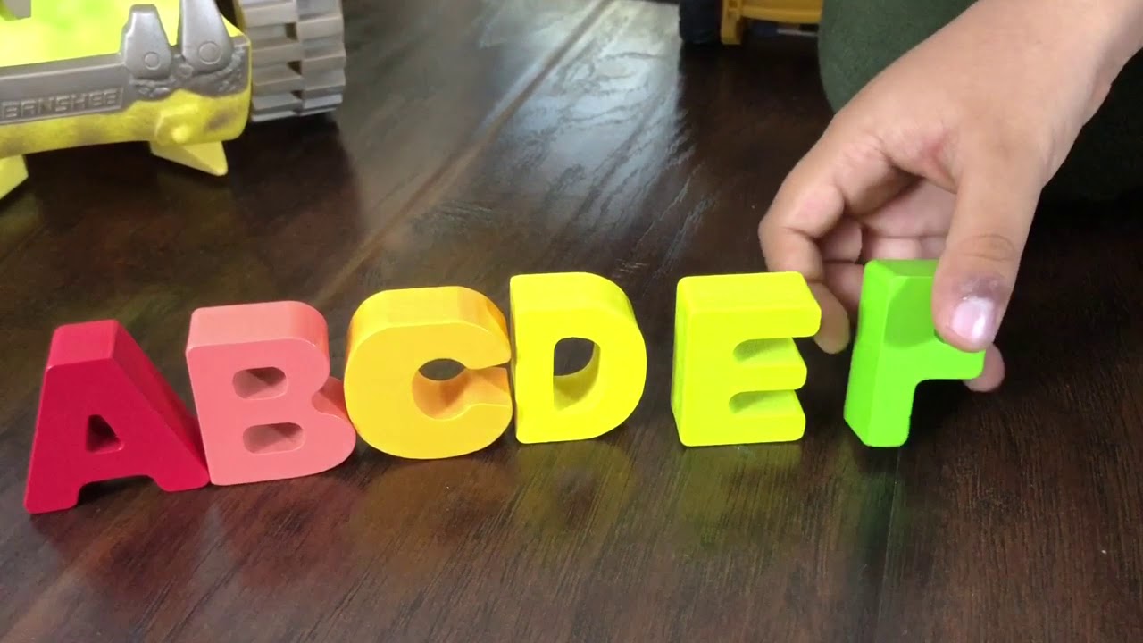 abc alphabet with disney cars toys kids educational video pre school