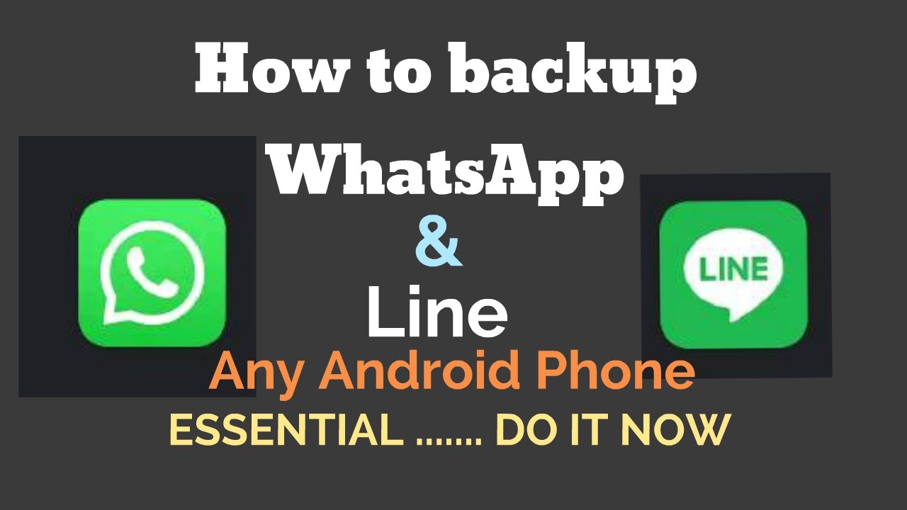 line backup android  Update  Cách sao lưu Line \u0026 WhatsApp trên mọi điện thoại Android .Essential, nếu bạn làm hỏng hoặc mất điện thoại.