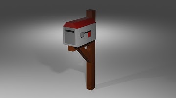 Blender 3.1.0 - 3D Mailbox with texture