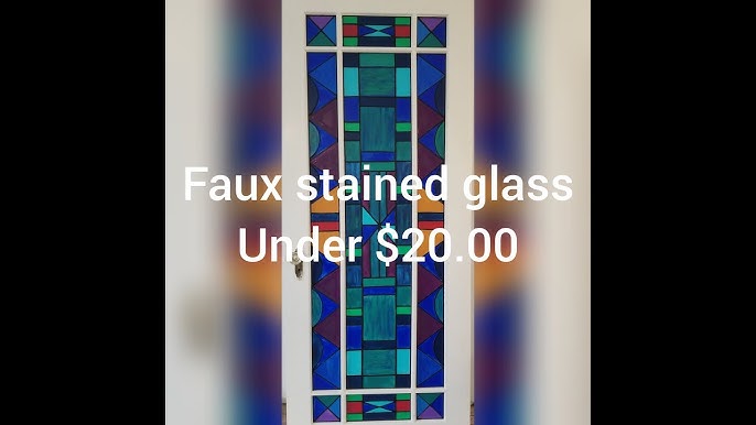 Stained Glass Window Painting - The Farmwife Crafts