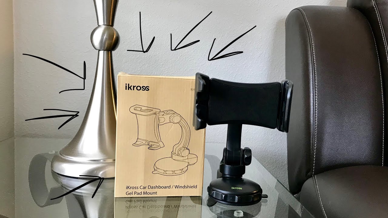 iKross - Car Dashboard/Windshield Gel Pad Mount