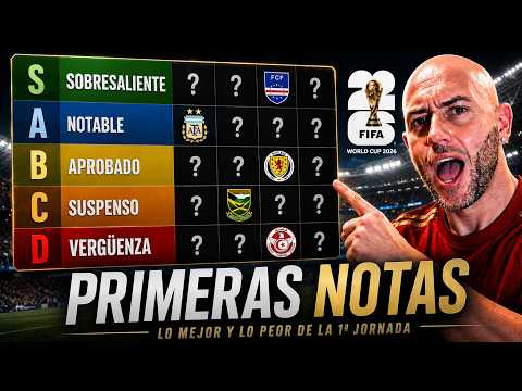 MUNDIAL 2026 | Análisis ¿Sorpresas? y Notas de las 1ª Fecha