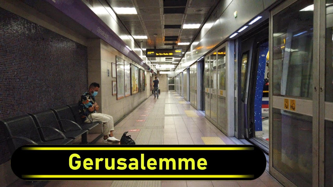 Metro Station Gerusalemme - Milan 🇮🇹 - Walkthrough 🚶