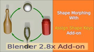 Shape Morphing with Assign Shape Keys | Blender 2.8x Add-on