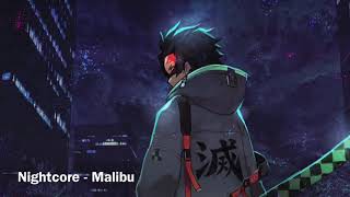 Nightcore - Malibu