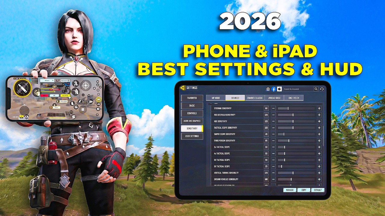 NEW 2026 UPDATED SENSITIVITY & HUD SETTINGS | COD MOBILE ! - YouTube
