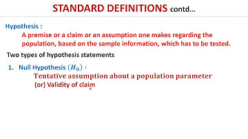 Testing of Hypothesis   part 1