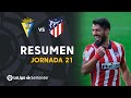 Resumen de Cádiz CF vs Atlético de Madrid (2-4)