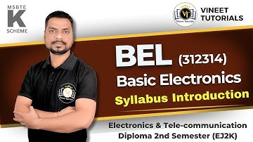 BEL (312314) Syllabus Discussion | Diploma ENTC 2nd Semester | Vineet Sir | Vineet Tutorials