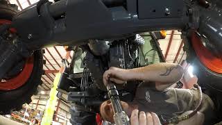 attaching the 4 wheel drive shaft