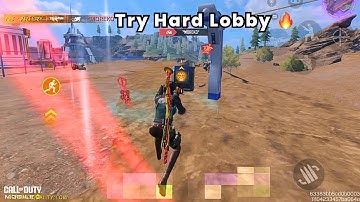 Playing in TRY HARD LOBBY with teammates 🔥 || Battle Royal CODM || #cod #callofduty 