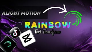 How to Use Alight motion Text Transform