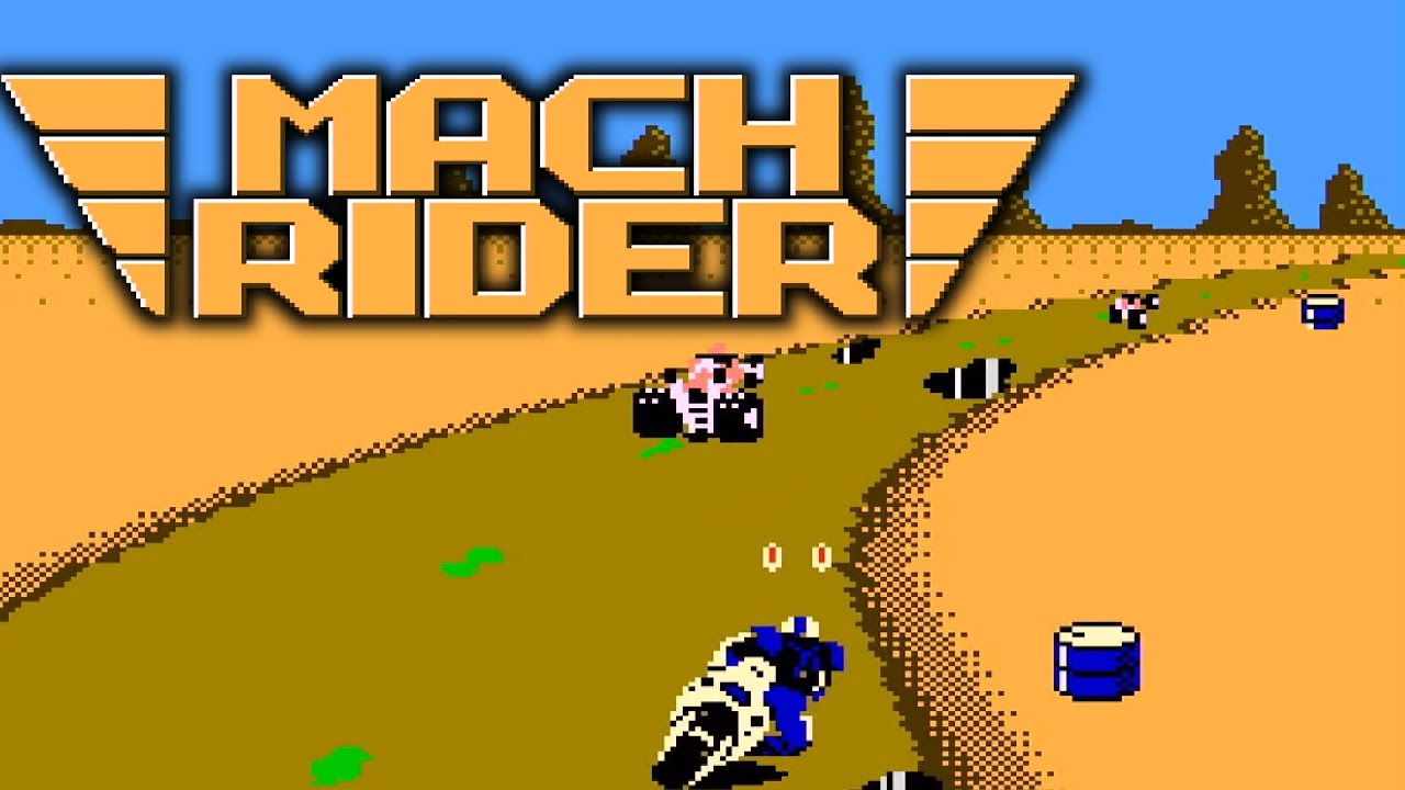 マッハライダー【FC／ファミコン】 - YouTube