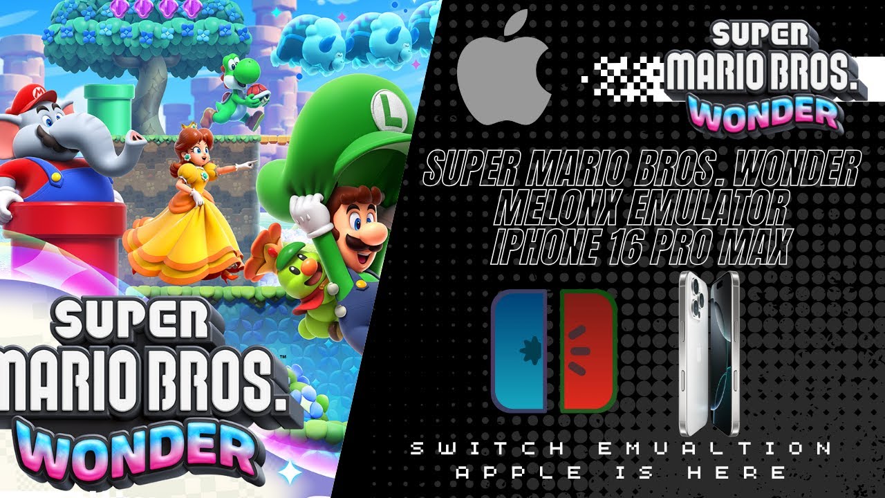 MeloNX | Super Mario Bros. Wonder | iPhone 16 Pro Max