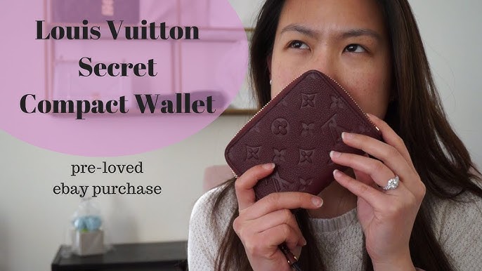 LOUIS VUITTON Cerise Monogram Canvas Pallas Compact Wallet