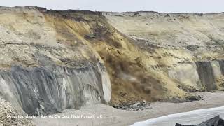 Barton On Sea Cliff Collapse Full Original Video New Forest, Hampshire