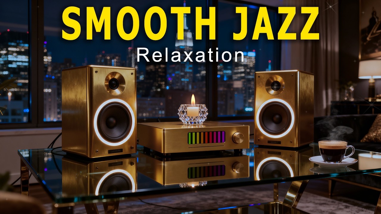 Relaxing Smooth Jazz 24/7 – Soulful Instrumentals for Relaxation & Unwind